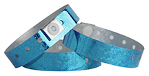 Holographic Wristband - Blue - 500ct Box