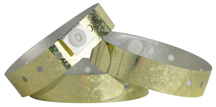 Holographic Wristband - Gold - 500ct Box