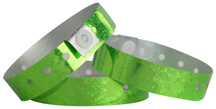 Holographic Wristband - Green - 500ct Box