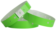Plastic Wristbands Day - Glo Green - 500ct Box