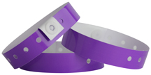 Plastic Wristbands - Purple - 500ct Box