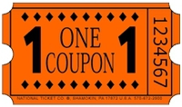 Redemption Ticket -  Orange - 20,000 Count