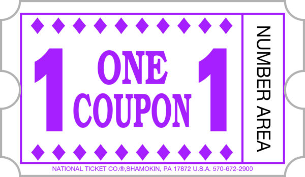 Redemption Ticket - Purple - 100,000 Count