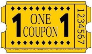 Redemption Ticket -  Yellow - 20,000 Count