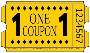 Redemption Ticket -  Yellow - 20,000 Count