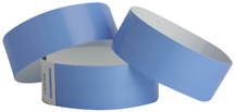 Sta-Put Tab Wristbands - Blue - 1000ct Box