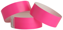 Sta-Put Tab Wristbands - Pink - 1000ct Box
