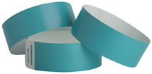 Sta-Put Tab Wristbands - Teal - 1000ct Box