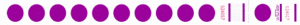 Stub Tyvek Wristbands - Purple Circles - 1000ct Box