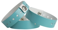 Vinyl Reusable Wristband - Teal - 500ct Box