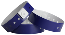 Vinyl Wristband - Navy Blue - 500ct Box