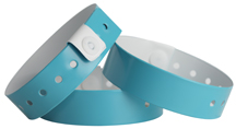 Vinyl Wristband - Teal - 500ct Box